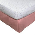 thumbnail image 4 of George Baby Pink 3-Piece Crib Set, Forest Friends, 4 of 9