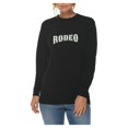thumbnail image 3 of Plus Size Rodeo Graphic Long Sleeve Crewneck Tee - Black XL, 3 of 4