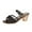 Black, variant on Anuirheih Open Toe Heels Sandals, Heels Chunky Two Strap Low Heels for Women Leather Mule Sandals Slip On Heels for Party Dating Daily, Two Ways To Wear(Silver)