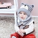 thumbnail image 5 of Paquete De 2 Gorros De Lana Para Bebé, Apariencia Bonita, Accesorios Para Niños, Polaina Para El Cuello, Invierno Y Otoño, Forma De Oso, Múltiples Colores, Orejera N.° 2 seitruly AP006926-02, 5 of 5
