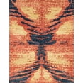 thumbnail image 1 of Ahgly Company Indoor Rectangle Abstract Fire Brick Red Abstract Area Rugs, 2' x 3', 1 of 6