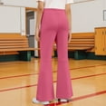 thumbnail image 5 of Cowsor Girls Bell Bottoms Pants School Uniform Stretchy Leggings, 5 of 6