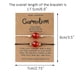 thumbnail image 3 of Censtreet 2PCS Gemstone MXrnelian Crystal Bracelet for Women, Red MXrnelian Unisex Wish Bracelet with Premium Leather Cord, 3 of 8