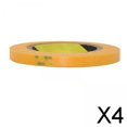 thumbnail image 1 of 4x Modelo de Pintura Cinta Adhesiva Fácil de Pegar Y Liberar 17M Longitud Líneas Finas Cinta de Papel para Curvas Modelo Cinta para Pintar para Modelo 4 piezas, 1 of 8