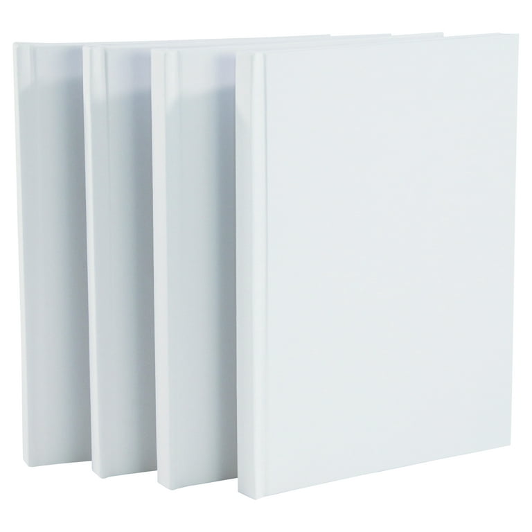 Sax Blanc Books Hardcover Sketchbook, 6-1/4 x 8-1/4 Inches, 60 Sheets Each,  Pack of 4