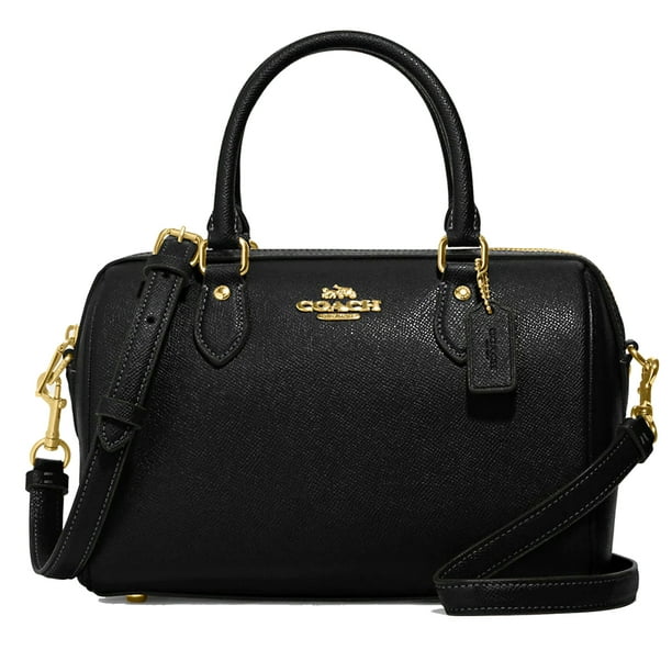 BOLSA COACH ORIGINAL ROWAN SATCHEL XBODY LEATHER NEGRO Walmart en linea
