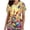A162 Orange-V-Neck Short Sleeve Scrub Tops, variant on Mifsaly V-Neck Short Sleeve Scrub Tops Women Vintage Funny Bunny Eggs Graphic Easter Shirt Comfortable Healthcare Nursing Uniforms Festival Officewear with Pockets XL