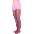 thumbnail image 3 of ToBeInStyle Womens Shine & Shimmer Metallic Pantyhose Opaque Lurex Tights - Neon Pink - One Size, 3 of 7