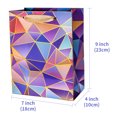 thumbnail image 5 of MIXMECY 9" Gift Bags Medium Size Set, 5 Pack Assorted Small Bulk Birthday Gift Wrapping Bag with Tissue Paper for Men Women Girls Baby Bridal Shower Present Bag for Anniversary Party, 5 of 6