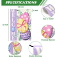 thumbnail image 2 of Welcome Easter Garden Flag Easter Garden Flags for Outside 12x18 Eggs Spring Yard Flag Farmhouse Holiday Outside Flags, 2 of 6