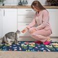thumbnail image 3 of Pioneer Flower Floral Print Pattern Kitchen Rugs Sets Of 2,Anti Fatigue Kitchen Mat Rugs Non Slip Washable,Decorative Kitchen Floor Mats for Kitchen,Sink,Laundry,17"x30"+17"x47", 3 of 7