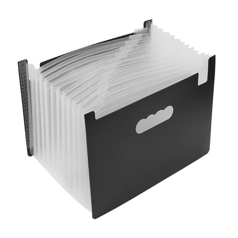 24 Pockets Expanding File Folder Works Office A4 Document Organizer