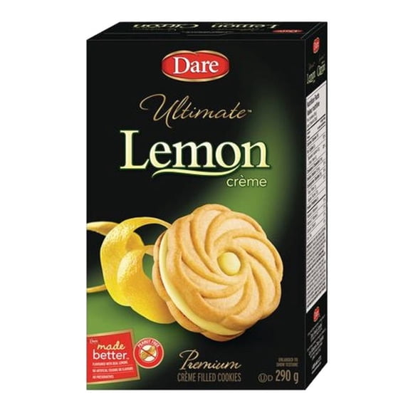 Galletas rellenas Dare Lemon creme con crema de limón 290 g