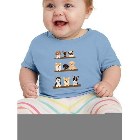

Cute Dogs On Shelves T-Shirt Infant -Image by Shutterstock 24 Months