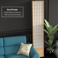thumbnail image 5 of Red Lantern 7 ft. Tall Window Pane Shoji Screen - Natural - 5 Panels, 5 of 7