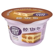 Dannon Light + Fit Tiramisu Greek Fat Free Yogurt Cup, 5.3 oz