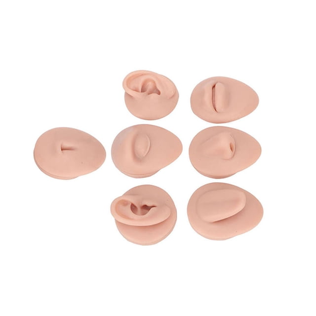 Milaget Silicone Body Piercing Model 3D Practice Skin for Training Beginners Stylist Universal Skin