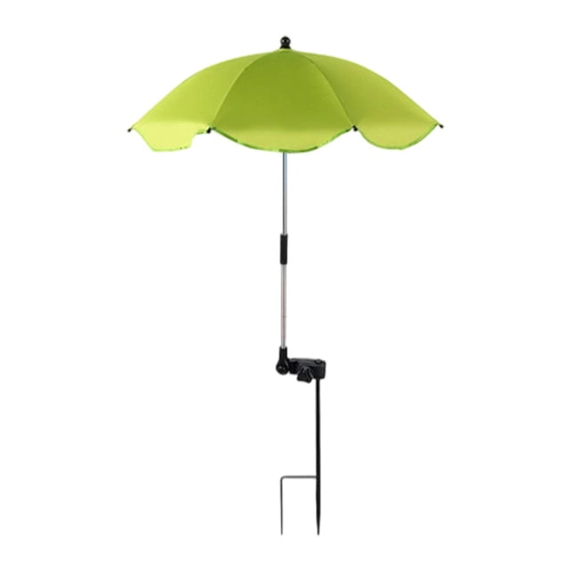 Sombrilla para plantas de exterior con ángulos ajustables, resistente y resistente al para jardín. verde