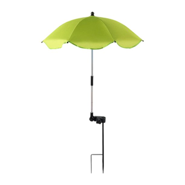 Sombrilla para plantas de exterior, sombrilla de jardín, tamaño grande, ajustable verde