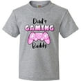 thumbnail image 3 of Inktastic Dad's Gaming Buddy- Pink Controller Youth T-Shirt, 3 of 5