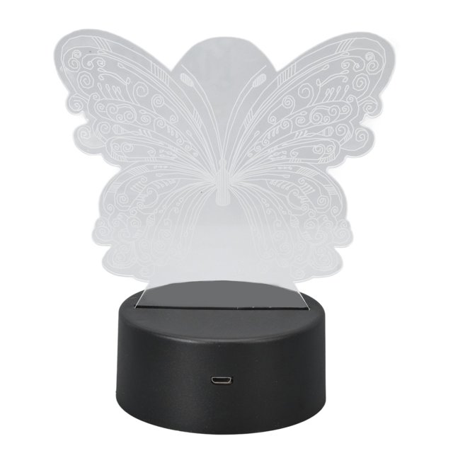 3D Insect Lamp, Widely Used 3D Touch Lamp USB Or Battery Durable Acrylic for Office for Bedroom for Dorm ANGGREK Otros