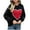 Black, variant on Lovskoo 2024 Sweaters for Women Trendy Casual Color Retro Knitting Long Sleeve Round Neck Sweater Black
