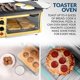 thumbnail image 5 of Nostalgia Estación de desayuno 3 en 1 – Incluye cafetera, plancha antiadherente y horno tostador de 4 rebanadas, versátil máquina de desayuno con temporizador, color amarillo, 5 of 5