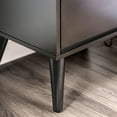 thumbnail image 5 of FOA Belkor 2-Piece Black Solid Wood Bedroom Set - Cal King + Nightstand, 5 of 8