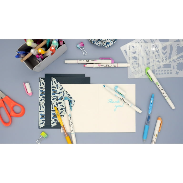 Zebra Journaling Set Mildliner HL & Sarasa Clip Assorted 14pk