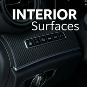 RockRose 3D Carbon Fiber Vinyl Wrap Black 1FT x 5FT