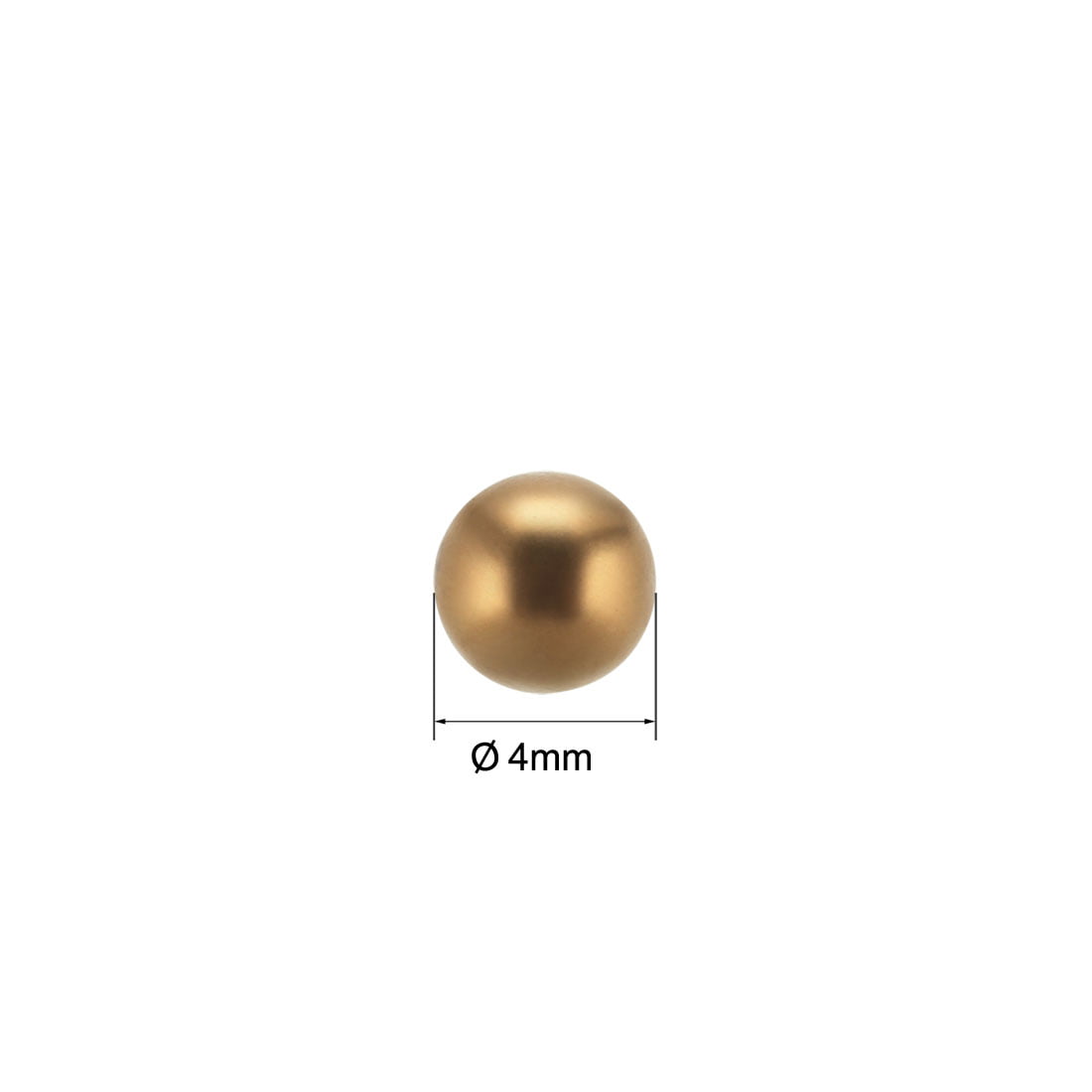 uxcell 4mm Precision Solid Brass Bearing Balls 50pcs 