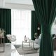 thumbnail image 2 of Velvet Curtains for Living Room Blackout Luxury Decor Bedroom Hall Drapes Green Sheer Window Fabric Blinds Tend Interior Thermal, 2 of 5