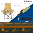 thumbnail image 4 of Silla Plegable Camping Playa Ecomlab Para Exterior Portatil, 4 of 10