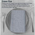 thumbnail image 6 of Ruvanti Cloth Napkins Set of 12, 18x18 Reusable Napkins Cloth Washable, Soft & Durable Table Napkins, Polycotton Chambray Dinner Napkins for Parties, Christmas, Thanksgiving, Weddings - Grape, 6 of 10