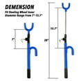 thumbnail image 4 of FATFOX Universal Adjustable Steering Wheel Lock - Anti-Theft Vehicle Security Device for Cars, Trucks, SUVs & Vans Blue, 4 of 6