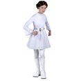 thumbnail image 4 of STAR WARS YOUTH PRINCESS LEIA COSTUME - Robe à capuche avec ceinture en vinyle 3D et perruque à deux chignons, 4 of 5