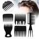 thumbnail image 5 of Peine de peinado, 5 piezas Peine de pelo de aceite retro para hombres Peine de pelo portátil Diseño revolucionario, 5 of 8