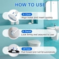 thumbnail image 3 of 60PCS Toilet Bowl Wand Refills, Replacement Heads for Bathroom Washroom Cleaning Pads, Disposable Toilet Brush Refills Set with Holder, 3 of 14