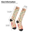 thumbnail image 2 of Rateoe Indian Paisley 1 Pattern Women’s Knee High Crew Socks,Trouser Socks Comfortable, Breathable, Moisture-Wicking and Soft, 2 of 6