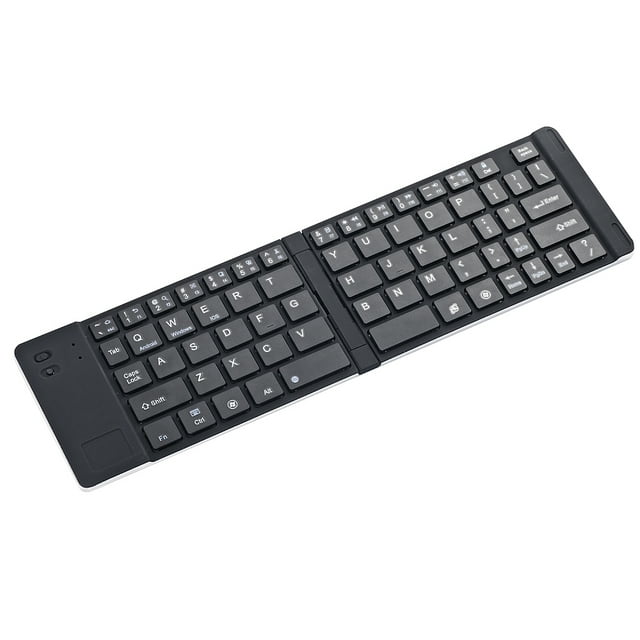 Teclado GK228 BT Teclado inalámbrico 66 teclas Mini teclado de oficina portátil plegable con soporte para teléfono / tableta / computadora portátil plateado Abanopi Teclado
