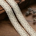 thumbnail image 5 of 20 Yards Cotton Ribbon Vintage Lace Trims Bridal Wedding Scalloped Edge Crochet Lace DIY Sewing Craft Supply Assorted,1 in,Style 6, 5 of 5