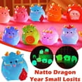 thumbnail image 2 of Cute Cartoon Desktop Luminous Ornament 2024 Dragon Table Mini E7 Ornaments X0J3, 2 of 8