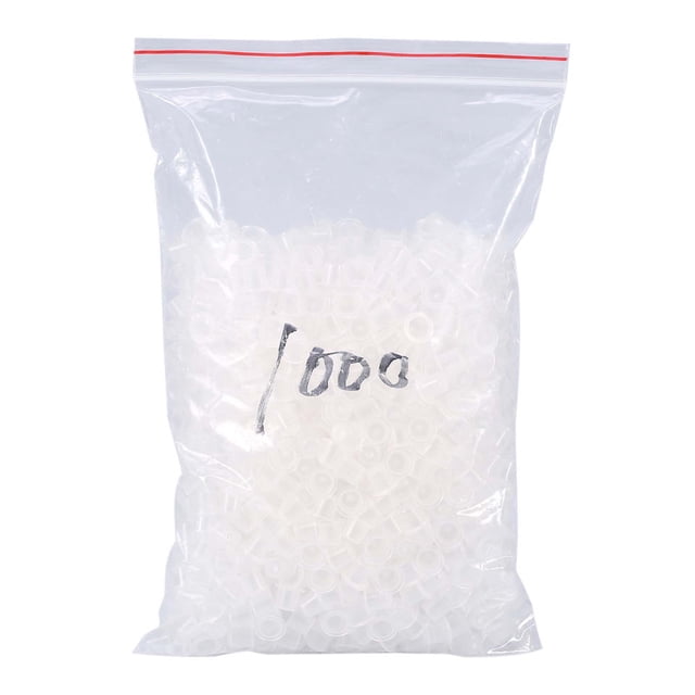 1000 unidades/bolsa de tapas de tinta para tatuajes, recipientes de plástico para almacenamiento de pigmentos, accesorios (S)