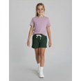 thumbnail image 5 of Real Essentials 3 Pack: Girls French Terry Lounge Shorts – Ultra Soft Pull-On Gym, Camp, Sports & Everyday Shorts, 5 of 6
