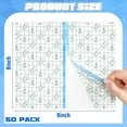 thumbnail image 2 of 50 Pieces Transparent Clear Adhesive Bandage Stretch Large Waterproof Film Adhesive Bandages Dressing supplies(8 x 10 Inch) 8 x 10 Inch, 2 of 5