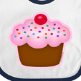 thumbnail image 4 of Inktastic Cupcake Girls Baby Bib, 4 of 4