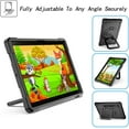 thumbnail image 3 of Epicgadget Case for Samsung Galaxy Tab A8 10.5 Inch (SM-X200/SM-X205/SM-X207) 2022 Released - Protective Hybrid Shockproof 360 Rotating Ring Stand Cover Case with Shoulder Straps (Black/Black), 3 of 5