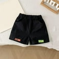 thumbnail image 2 of Bxsruta Toddler Boy Shorts, Children's Casual and Comfortable Shorts with Elastic Waistband for Wearing Outside, 2 of 5