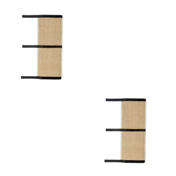 Billuyoard Cubierta de pierna de silla de Sisal a prueba de arañazos apartamento sala de estar sofá escritorio Protector de patas de 25x63cm 2piezas