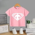 thumbnail image 5 of Camiseta de verano 100 % algodón para niños, jersey de cuello redondo para bebés y niños pequeños, chaqueta cómoda para adolescentes, camiseta para niños y niñas, 5 of 5